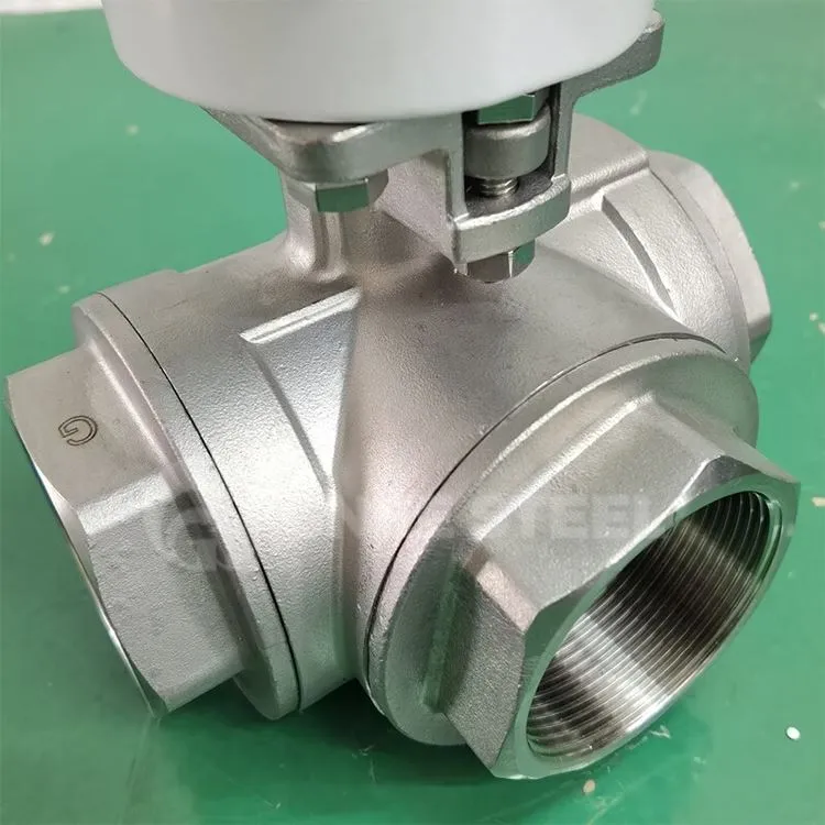 3 Txoj Kev L-Port Pob Valve