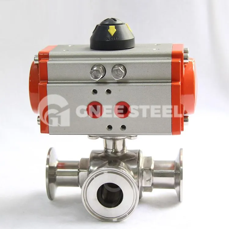 3-Txoj Kev Sanitary Ball Valve