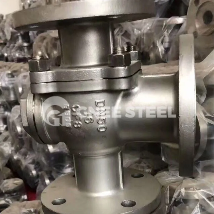 3 Txoj Kev Stainless Hlau Pob Valve