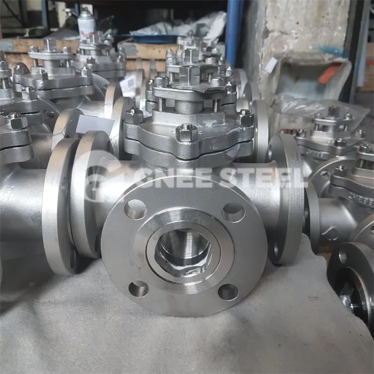 4 Txoj Kev Stainless Hlau Pob Valve