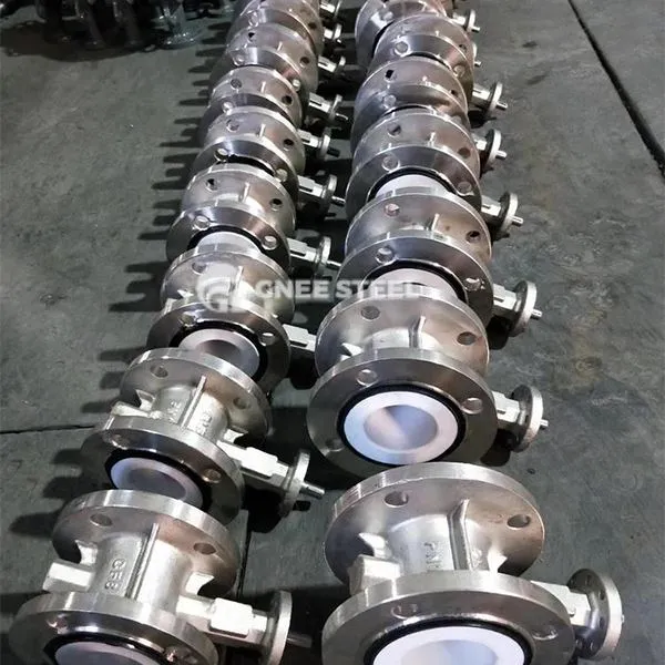 Cov Pa roj carbon Steel Ob Chav Flarge Npauj Npaim Valve