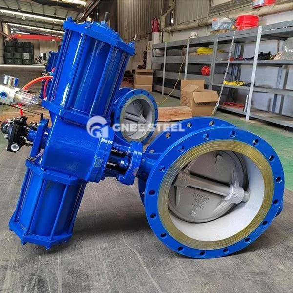 Pneumatic Triple Offset Npauj Npauj Npaim li qub