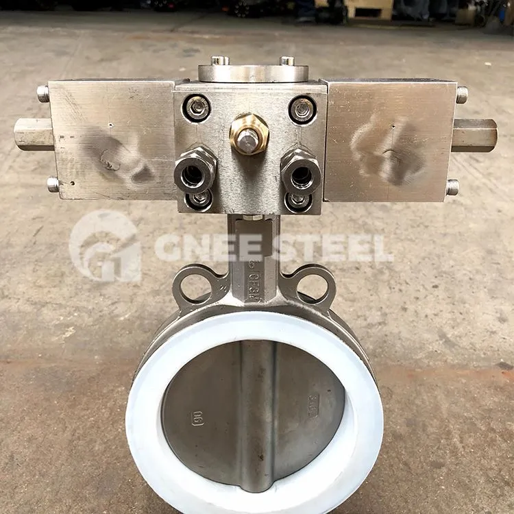 PTFE Lined Stainless Hlau Npauj Npaim Valve