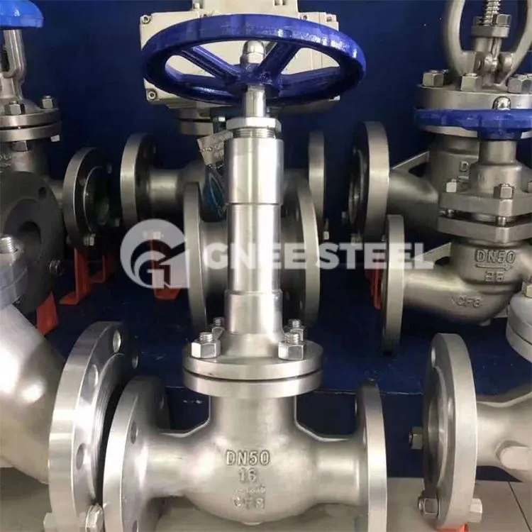 Stainless hlau Cryogenic Globe Valve