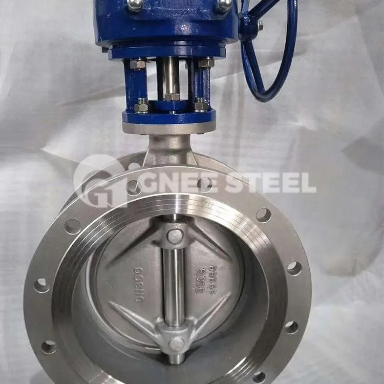 Stainless hlau Flanged Npauj Npaim Valve