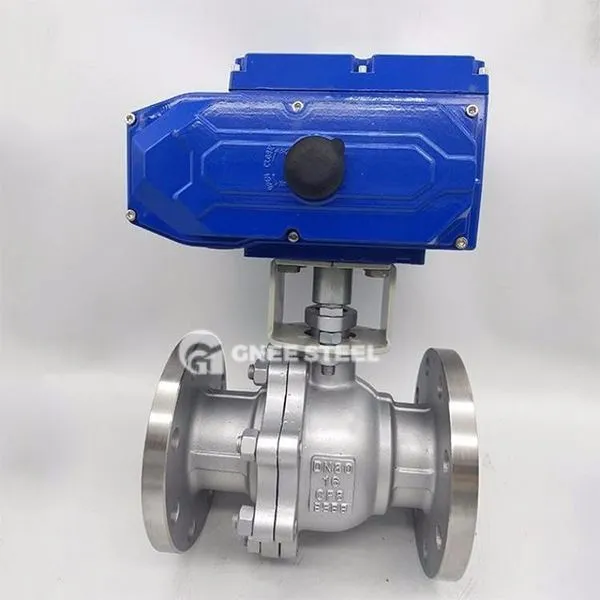 Tus Hlau Stainless Motorized Pob Valve