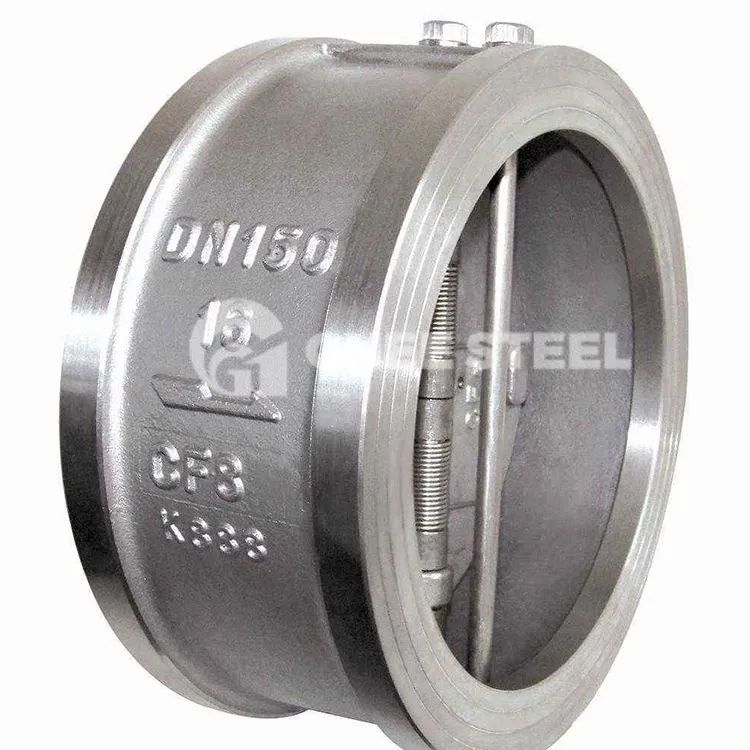 Stainless Hlau Wafer Ob Chav Disc Check Valve